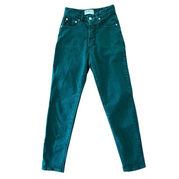 Fiorucci Tara Jeans in Green - Picture 1 of 5